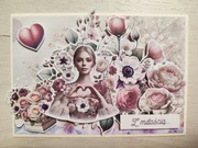 Kartka okolicznościowa na Walentynki Walentynka od niej dla niego r 