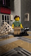 Minifigurka LEGO COL15-8 Animal Control, Seria 15