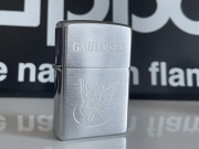 Zapalniczka Zippo 2003 Gauloises, marka tytoniowa, Brushed Chrome #2