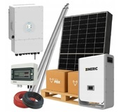 Zestaw Fotowoltaiczny Hybrydowy 10kW Dach Skośny Ja Solar Deye LV