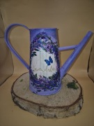 Konewka lawenda ręcznie malowana