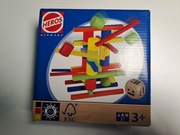 Gra Układanka Drewniana Balansująca patyki kostka - Heros Germany