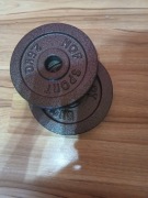 obciążenie żeliwne Hop-Sport 2 x 2,5 kg o średnicy 31mm