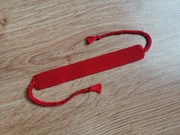 Bransoletka z muliny jednokolorowa szeroka aż 2cm!