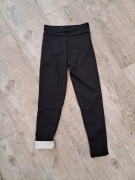 Getry ocieplane damskie/ dziewczęce - czarne - rozm M/L