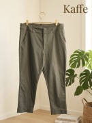 Khaki spodnie KAFFE - Model KAlea Capri - Rozmiar 42 (XL)