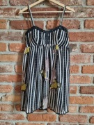 tunika w paski i haftowane ptaki * ISY & PEEPS