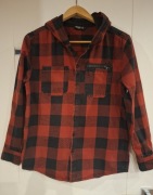 Bluza  ''Cropp'' w kratę  rozpinana z kapurem .Rozmiar S