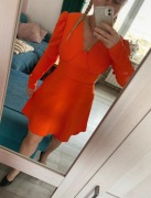 Rewelacyjna pomarańczowa sukienka