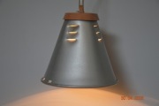 Stara wisząca lampa POLAM Wilkasy z PRL