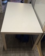 Biały stół 125X75 cm