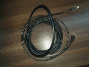 Kabel sieciowy 5 metrów czarny 250 MHz CAT 6