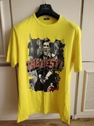 Scarface Al Pacino Koszulka Męska Żółta The Best Człowiek z Blizną