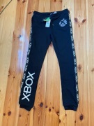 Spodnie dresowe męskie 182 cm M jogger xbox nowe czarne 
