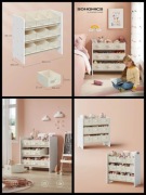 Nowy regał dziecięcy na zabawki marki Songmics