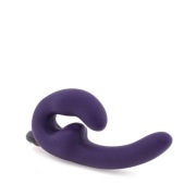 Fioletowe dildo z wibracjami dla par Fun Factory 