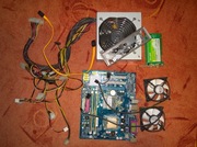 Gigabyte GA-G31M-S2L 1.0, E7200, 2x2GB, Chieftec 400W, TL-WN851N, 2x 80mm