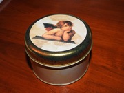 Pudełko puszka dekoracyjna aniołek 