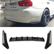 Dokładka BMW E90/E91/E92 Dyfuzor, Lotka – ZESTAW Dyfuzora + Boczne
