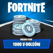Fortnite 1000 V-dolców Gift Podarunek V-bucks Przedmiot Ze Sklepu