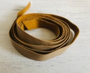 NOWY beżowy pasek z mięciutkiej ekoskórki