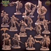 Zestaw figurek Dungeon & Dragons Orkowie 2