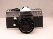 Lustrzanka analogowa petri TTL i Petri 1.8/55 M42 Gwint