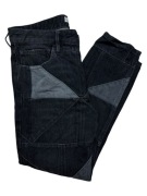 Czarne Spodnie Retro Isabel Marant S 36 premium dżins jeans