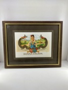 opakowanie od cygar w ramce banderola DONNA VELATA  kolekcjonerow ARS-DONA