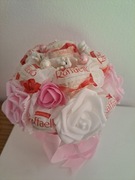 Słodki bukiet z cukierków Rafaello Komunia Święta Zakończenie 