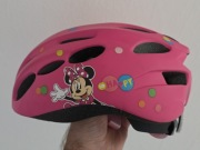 Kask rowerowy sportowy dziewczęcy różowy Minnie IN-MOLD 52-56cm M