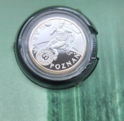 Moneta 5 złotych 2013 r Kluby sportowe Warta Poznań srebro blister NBP
