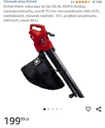 Einhell Elektr. odkurzacz do liści GC-EL 3024 E (funkcja ssania/przedmuchu