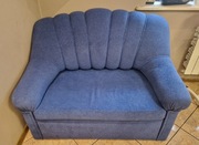 Sofa rozkładana niebieska