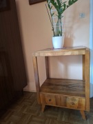 Stolik z PRL lata 60 te z szufladą