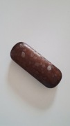 Etui na okulary brąz marmurek firmy Vanberg