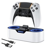 NEWDERY PS5 Controller Charger Station, ładowarka PS5