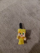 Rzadka figurka Alex w złotej zbroi Minecraft