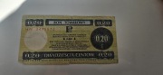 Bon towarowy PeKaO 20 centów z 1979 roku