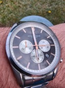 Modny, sportowy chronograf znanej i lubianej marki Jacques Lemans