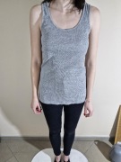 Reserved Basic Szara Podkoszulka Damska Nowa Bawełniana Rozmiar XL