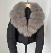 Cieplutka mięciutka kurtka z pierzem kaczym jenot