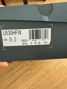 New Balance, buty sneakersy szare 530 U530HFW