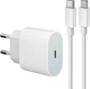 Ładowarka  iPhone USB-C Fast Charge + Kabel 1M