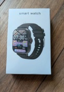 Smartwatch czarny z aplikacją 