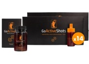 Kuracja miesięczna GO ACTIVE PRO 14x10ml shoty + 60 Kaps KOFEINA ENERGIA