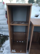 Duży Zestaw Mebli Biurowych: Biurko Narożne, Szafa 220cm + GRATIS