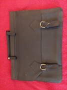 Nowa  Męska  Teczka   Skórzana  Czarna   .  