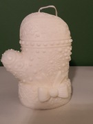 Świeczka świąteczna zapachowa duża dekoracyjna rękawiczka