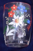 Literatka, szklanka ręcznie malowana